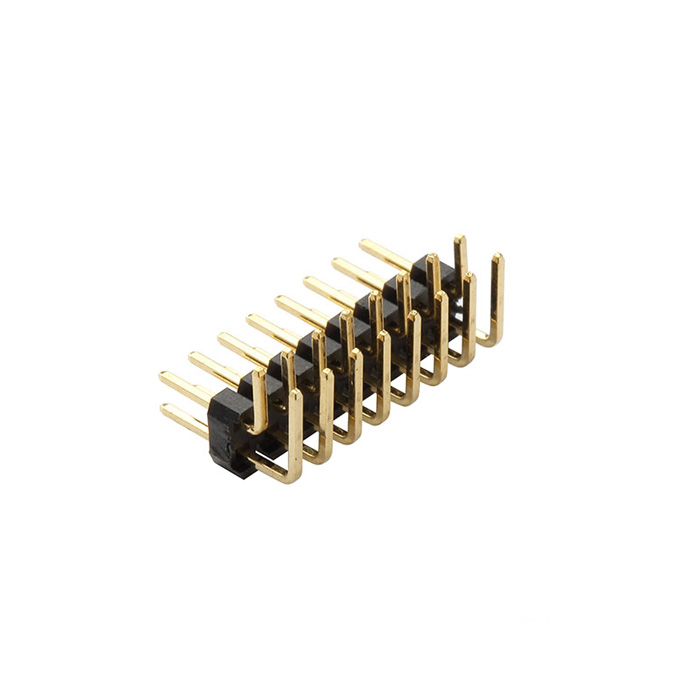 2.0 Series  2.0mm,0.4SQ,PIN header,H=2.0,Dual ROW,R/A,DIP