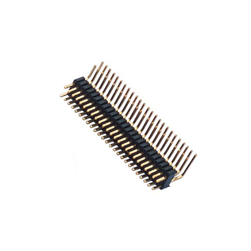 1.272.54mm Pin Header H=2.5 Double Row Right Angle Type