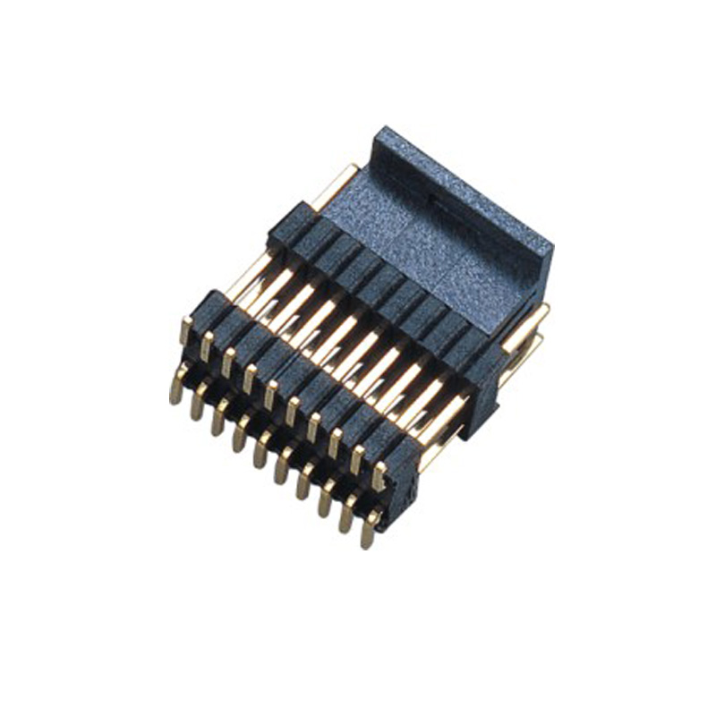 1.272.54mm Pin Header H=2.5 Double Row Stack Plastic SMT Typ